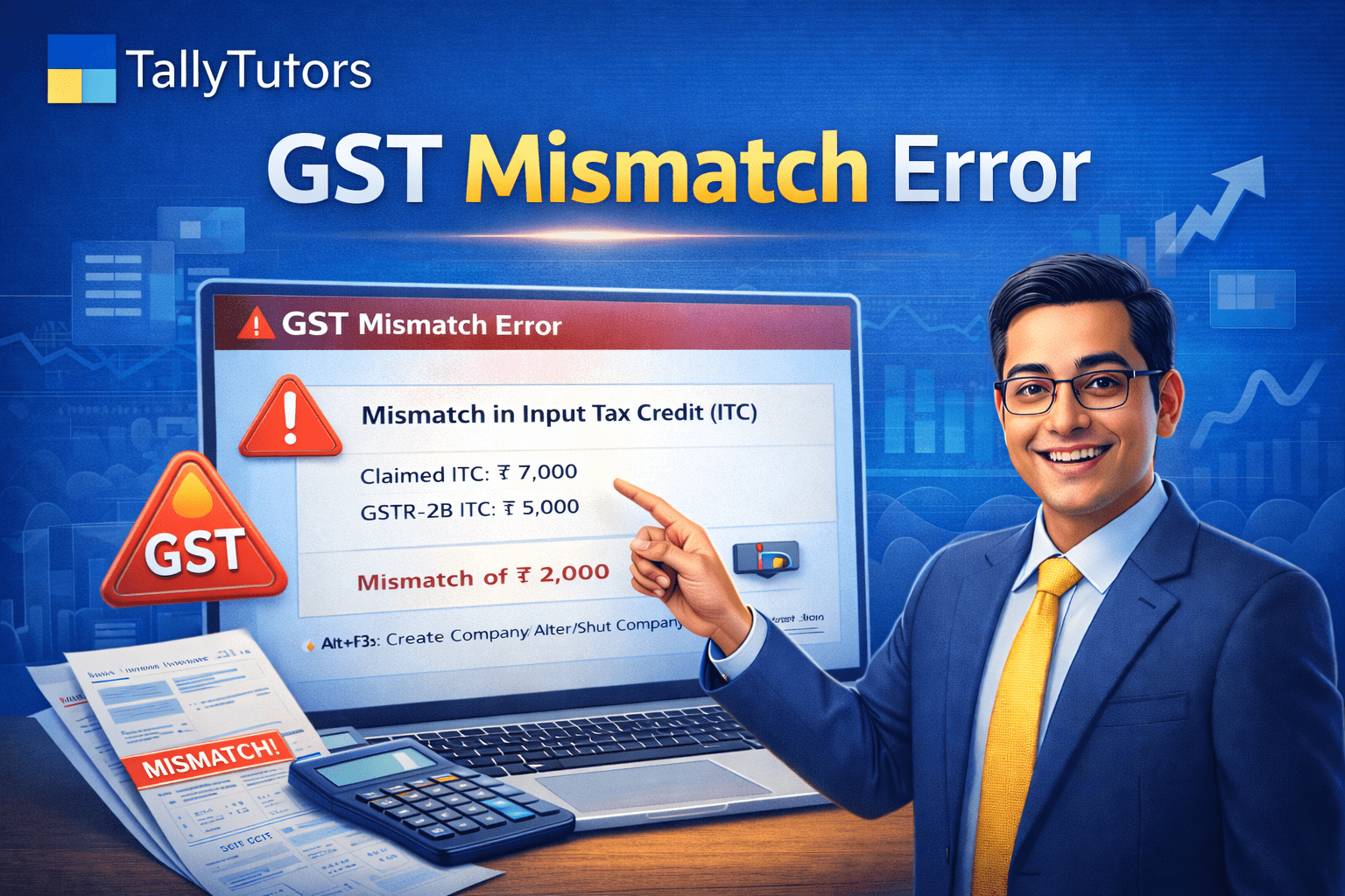 GST Mismatch Error क्या है? कारण, समाधान और TallyPrime में Fix कैसे करें 6 GST Mismatch Error क्या है? कारण, समाधान और TallyPrime में Fix कैसे करें